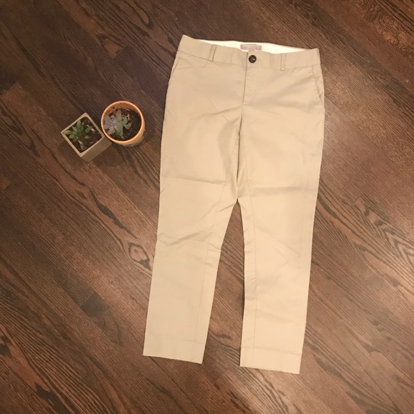 Banana Republic Pants - Light khaki Capri Hamilton Pants